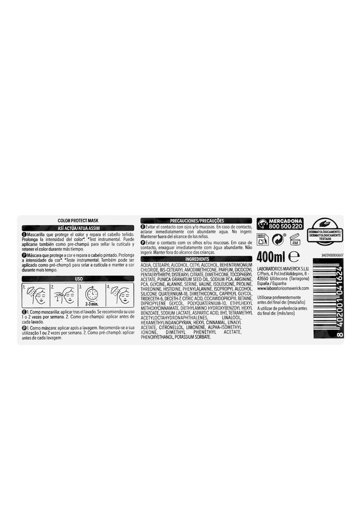 Deliplus - Masque Protecteur Couleur