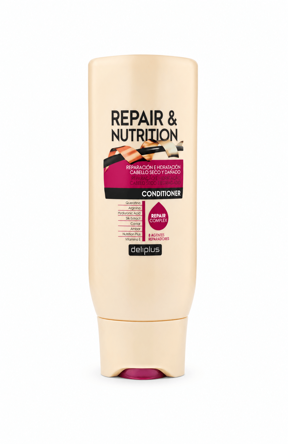 Deliplus - Routine Capillaire Repair & Nutrition - Cheveux Secs et Abîmés | 4 Produits
