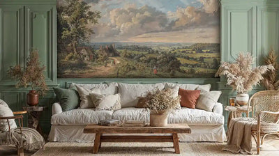 English Countryside Landscape Wall Mural