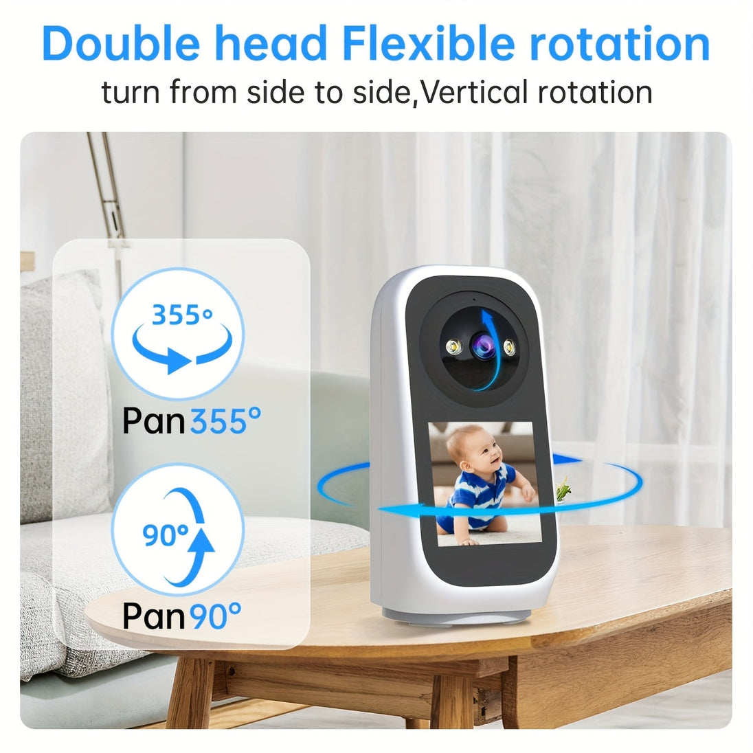 Indoor 3MP PTZ WiFi Surveillance Camera TM