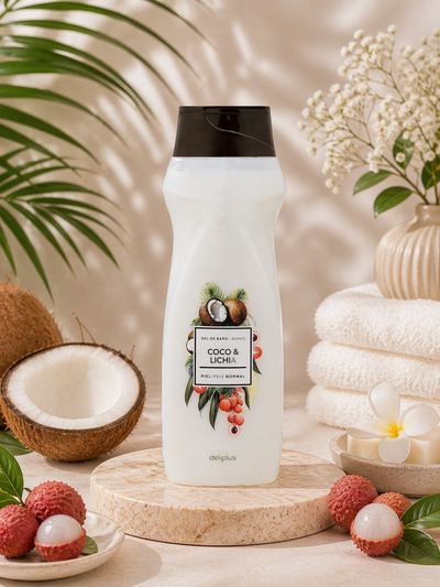 Deliplus – Gel de Bain Multiparfums Gourmands 750 ml
