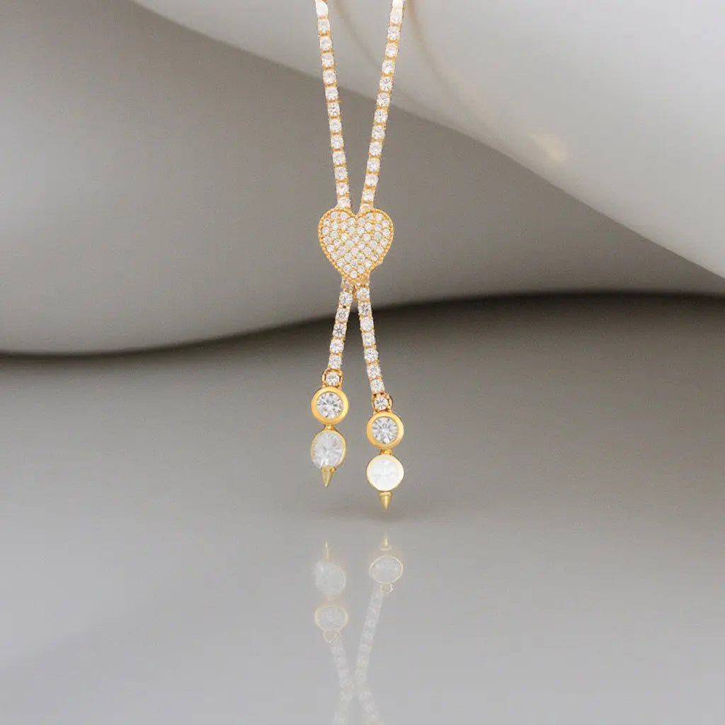LOVISA Collier Plaquée Or 24K