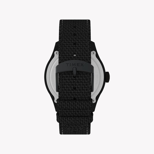 Timex Men's Black Eco-Friendly Watch, Gray Dial | Tw2w34700