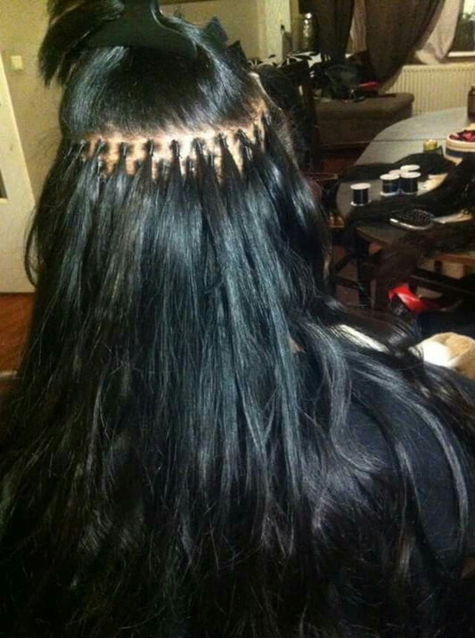 Extension au fil cheveux Brésiliens raw vierges - Lisse