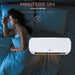 Radiateur mural soufflant 2000 W - chauffage céramique PTC - 3 niveaux de puissance - télécommande incluse blanc noir Aosom