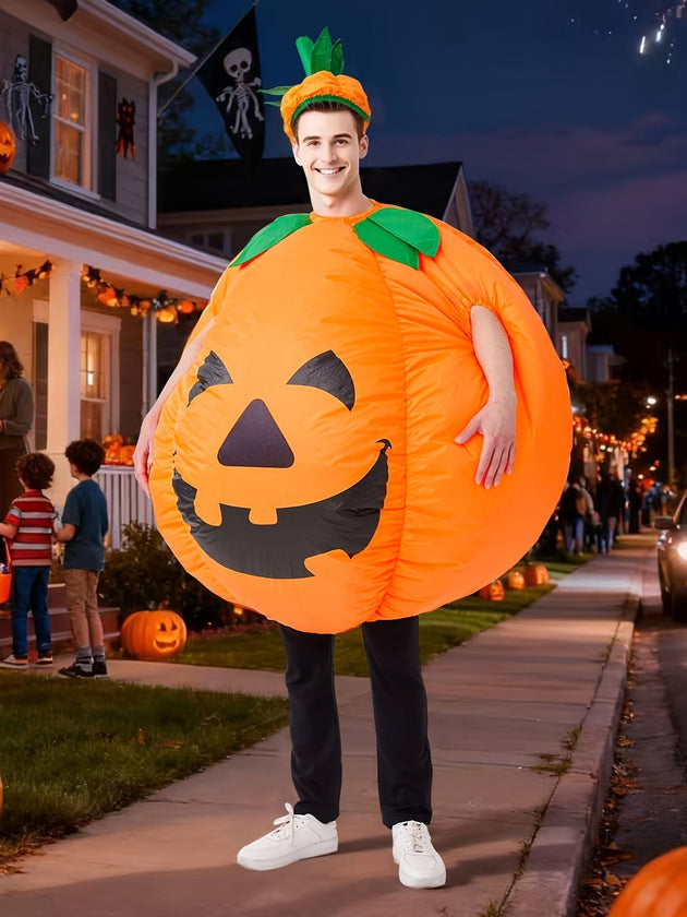 Inflatable Pumpkin Costume Adult One-Piece Suit LPT