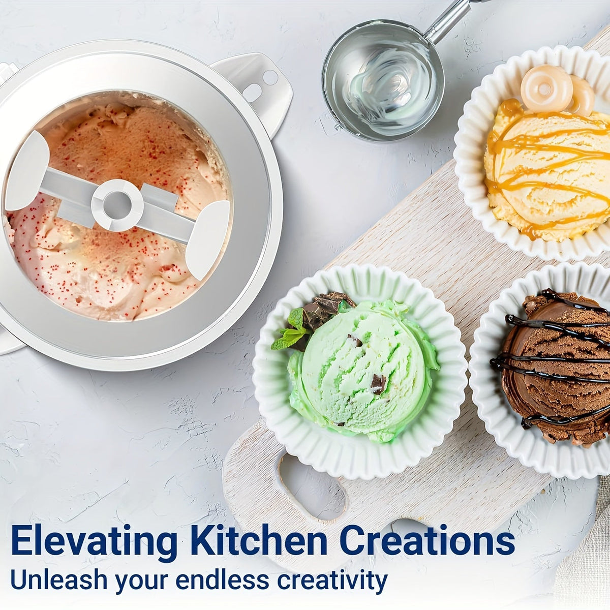 Ice Cream Attachment with Stand Mixers TM
