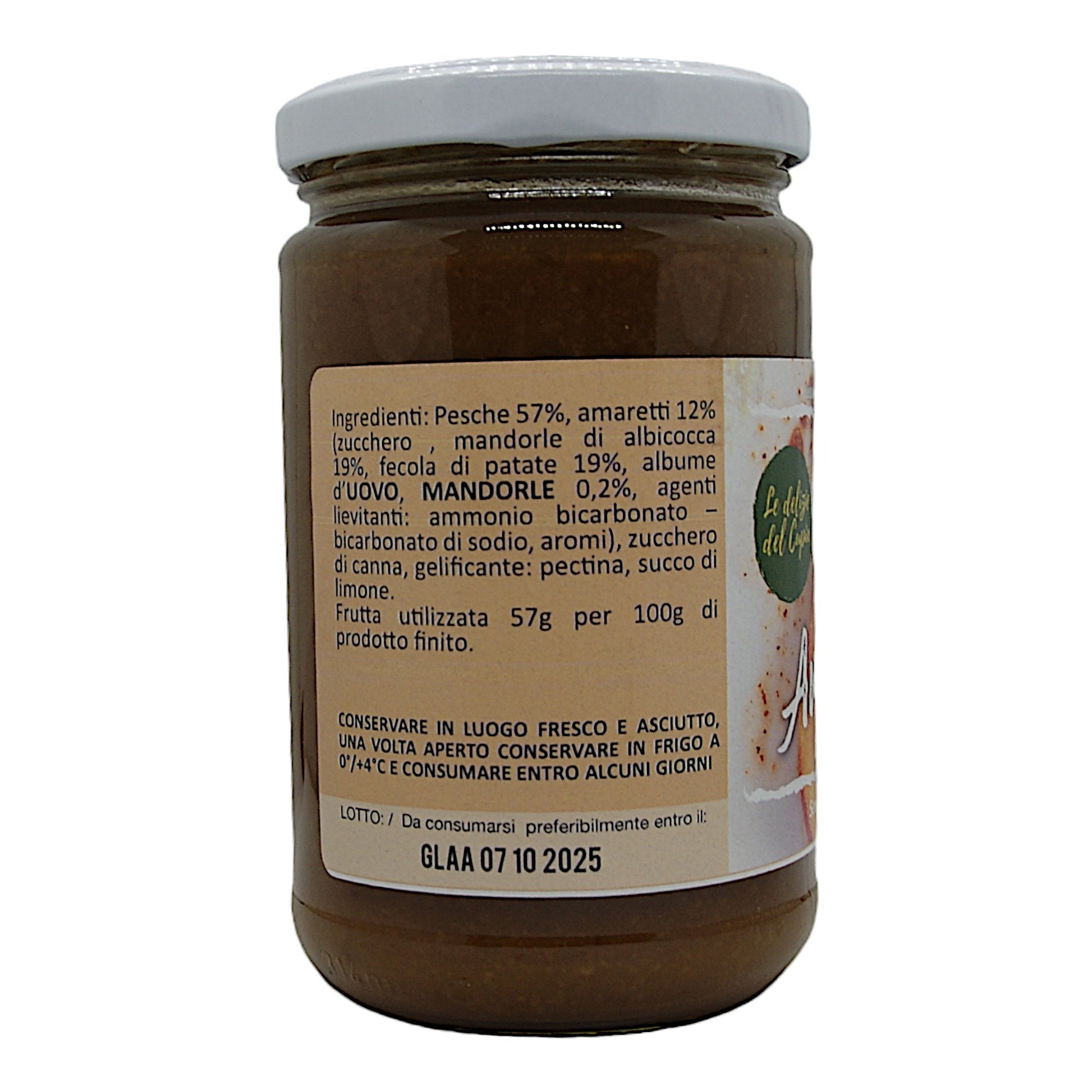 Composta Pesche e Amaretti 320g
