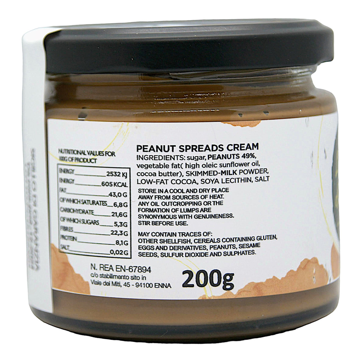 Crema spalmabile alle arachidi 200gr
