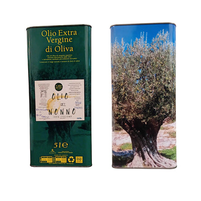Olio EVO 100% ITALIANO Monocultivar Taggiasco In Tanica NON FILTRATO
