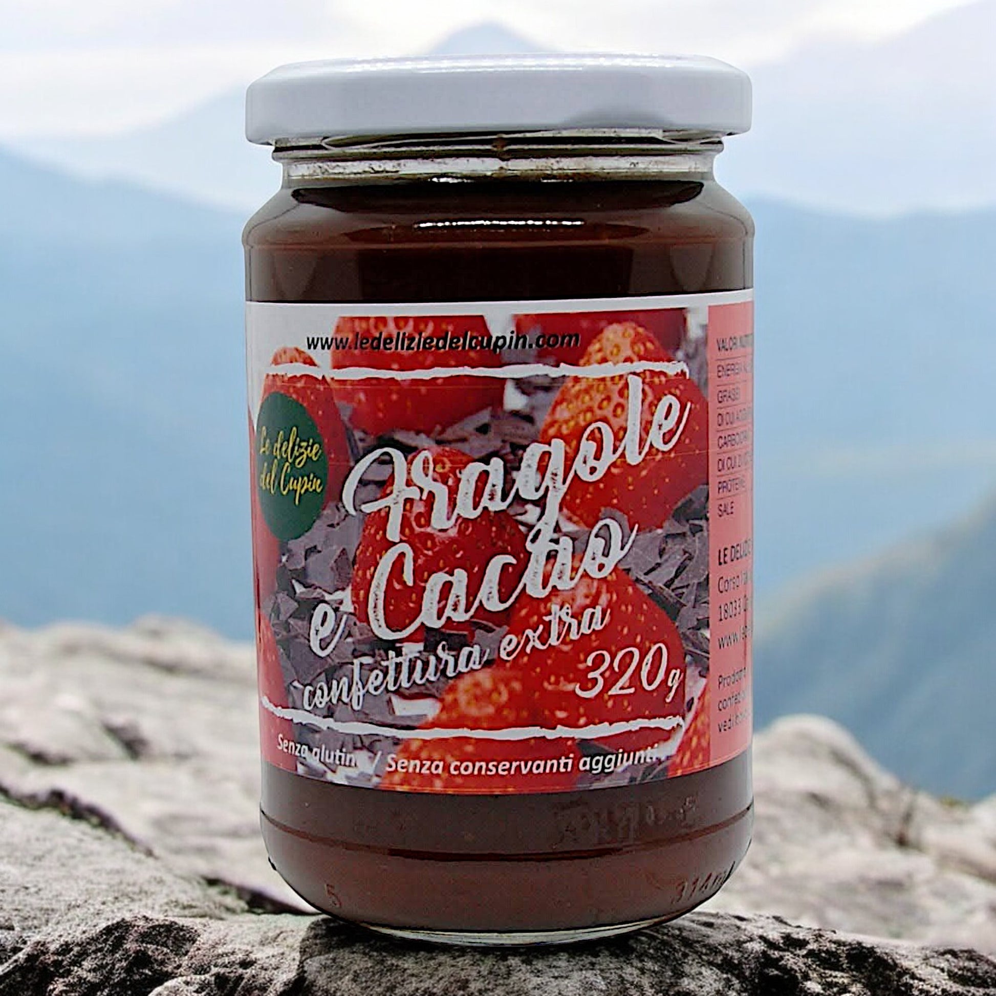 Extra Strawberry and Cocoa Jam 320g