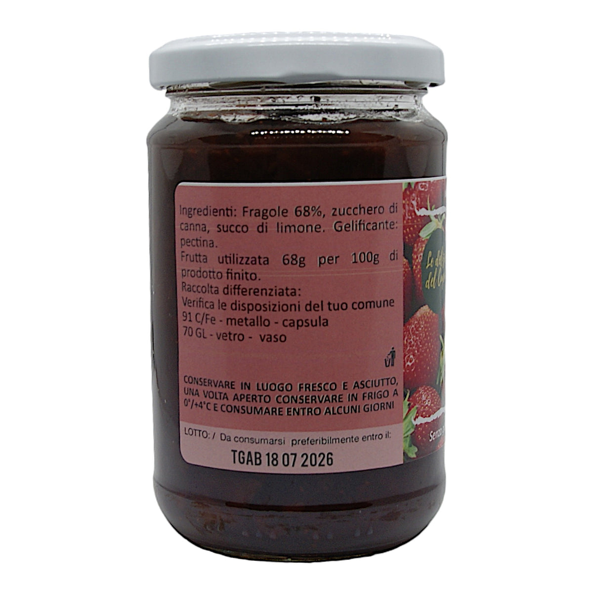 Confettura Extra di Fragole 320g
