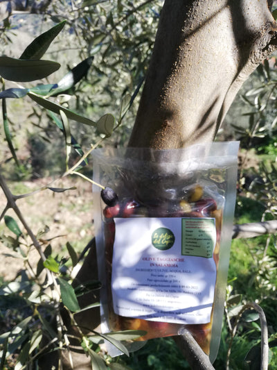 Olive 100% Taggiasche in Salamoia 180gr