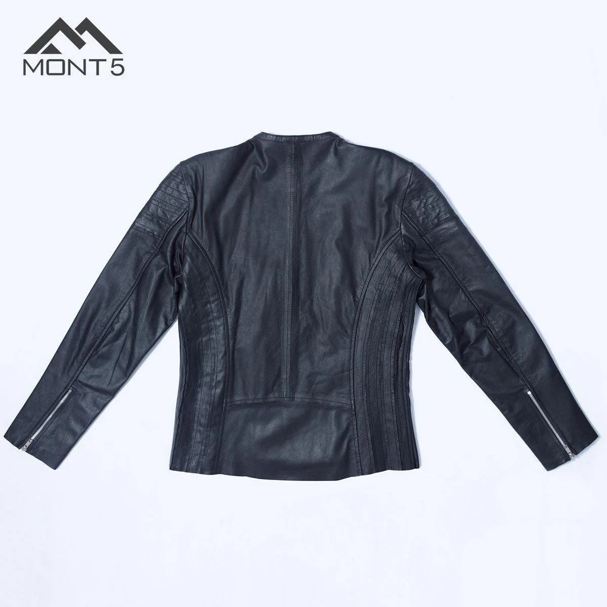 MONT5  Karakoram Perfect Fit Men Leather Jacket Gear Hikes