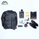 MONT5  Karakoram Perfect Fit Men Leather Jacket Gear Hikes