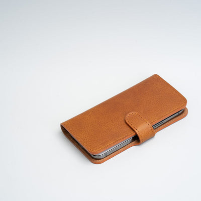 Full-Grain Leather Folio Case Wallet for iPhone 12/13 Series with MagSafe - Classic 4.0