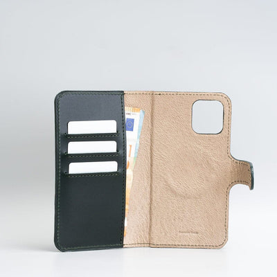 Top-Grain Leather Folio Case Wallet for iPhone 12/13 Series with MagSafe - Classic 4.0