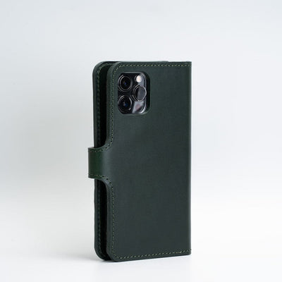 Top-Grain Leather Folio Case Wallet for iPhone 12/13 Series with MagSafe - Classic 4.0