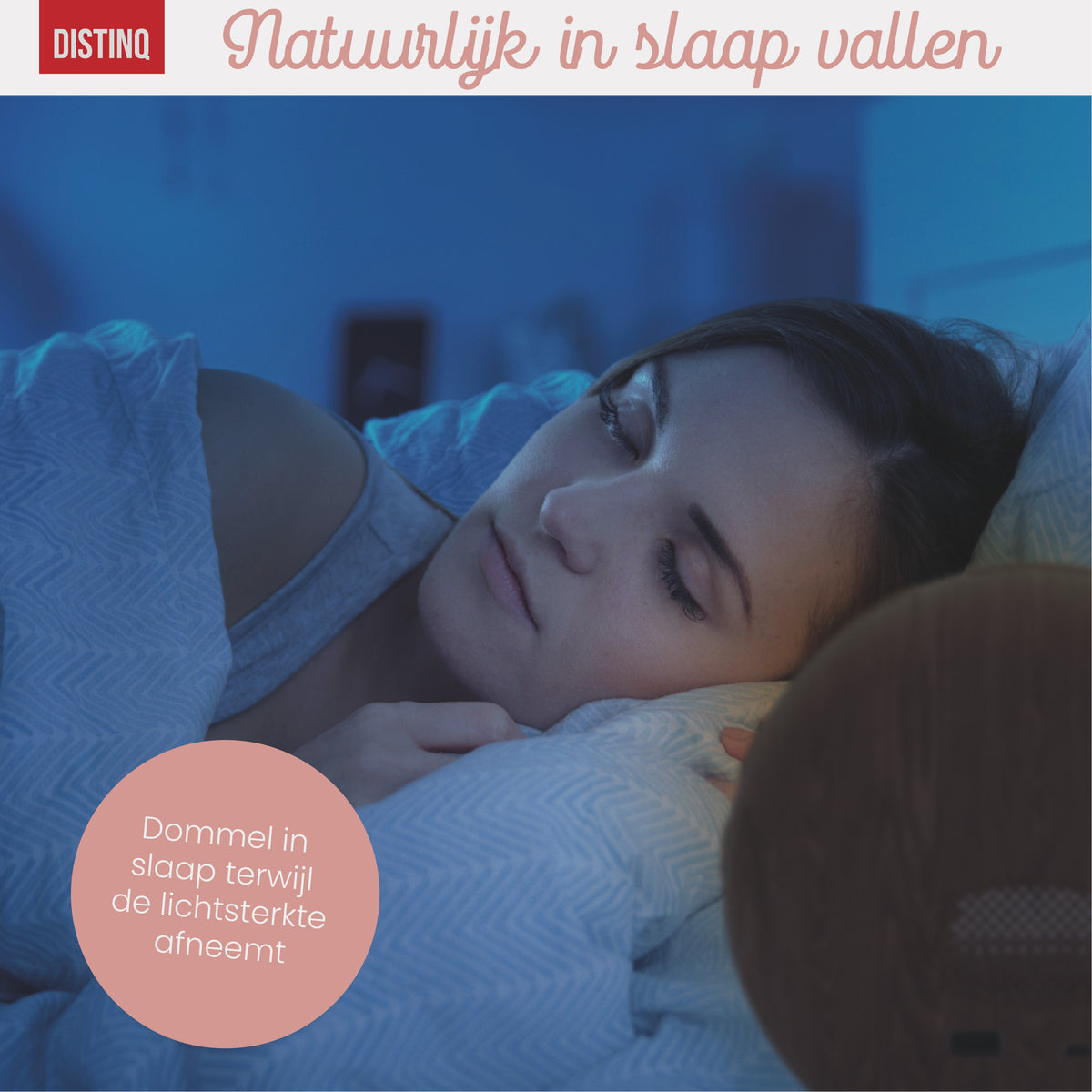 DistinQ Wake-Up light WiFi White
