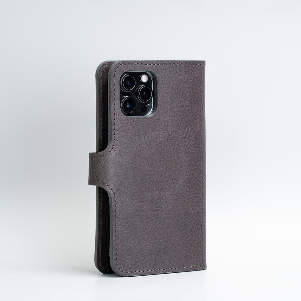 Full-Grain Leather Folio Case Wallet for iPhone 12/13 Series with MagSafe - Classic 4.0