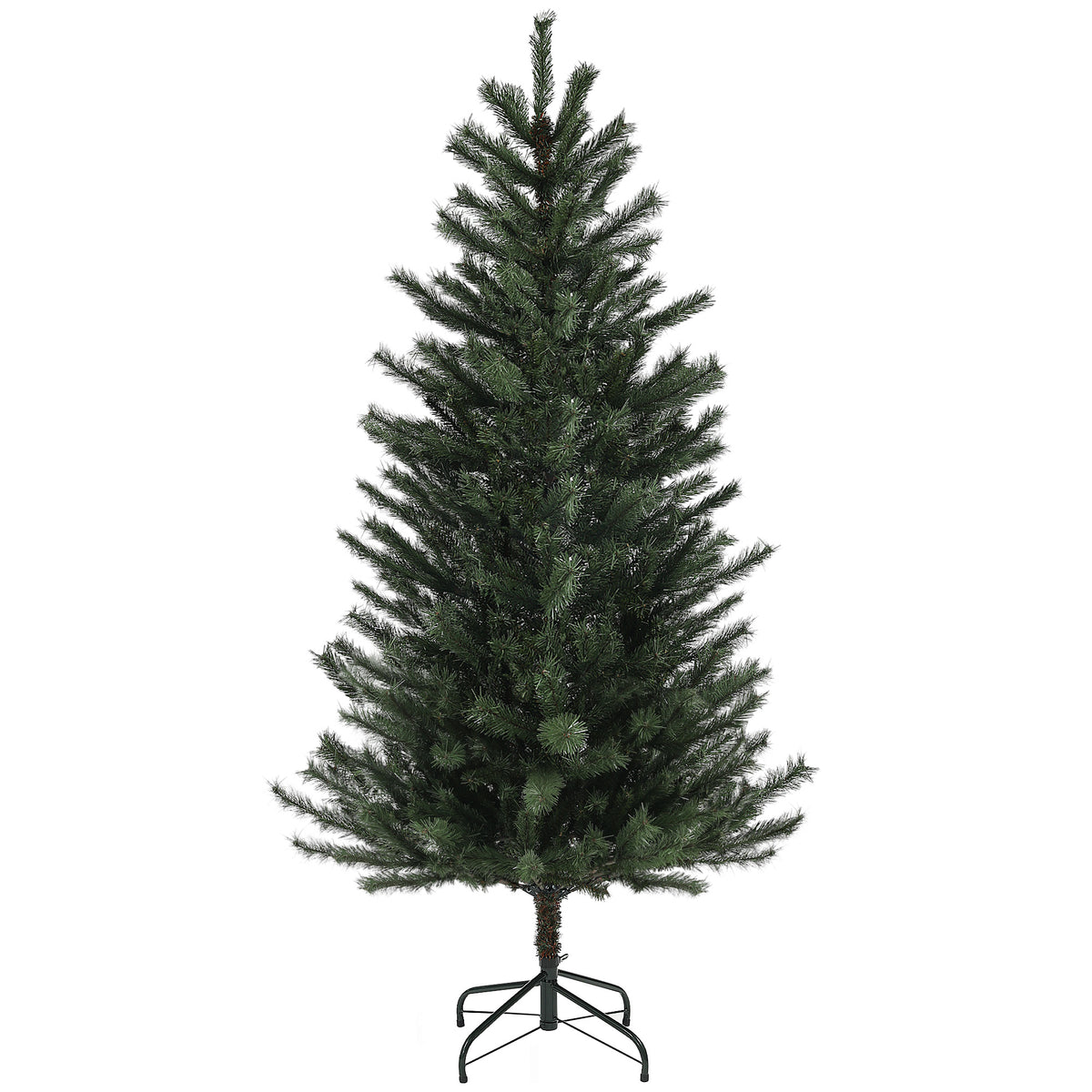 Sapin de Noël artificiel 180 cm Arbre de Noël avec support en acier pliable, 467 Branches, décoration de Noël, Vert