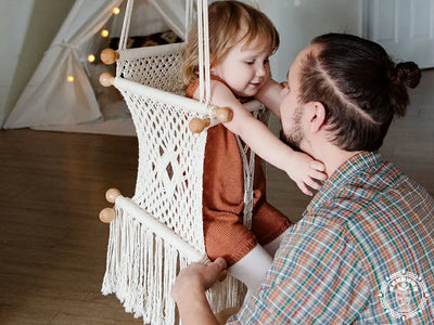 hamac bebe macrame ecru 8