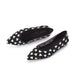 Heart Print Pointed Toe Comfortable Flats – Seamless Knit Ballet Flats MALOVE MZ