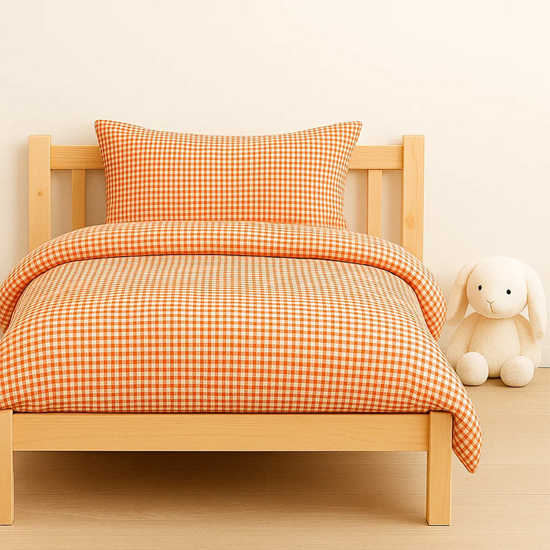 Housse de Couette en Coton Bio Vichy