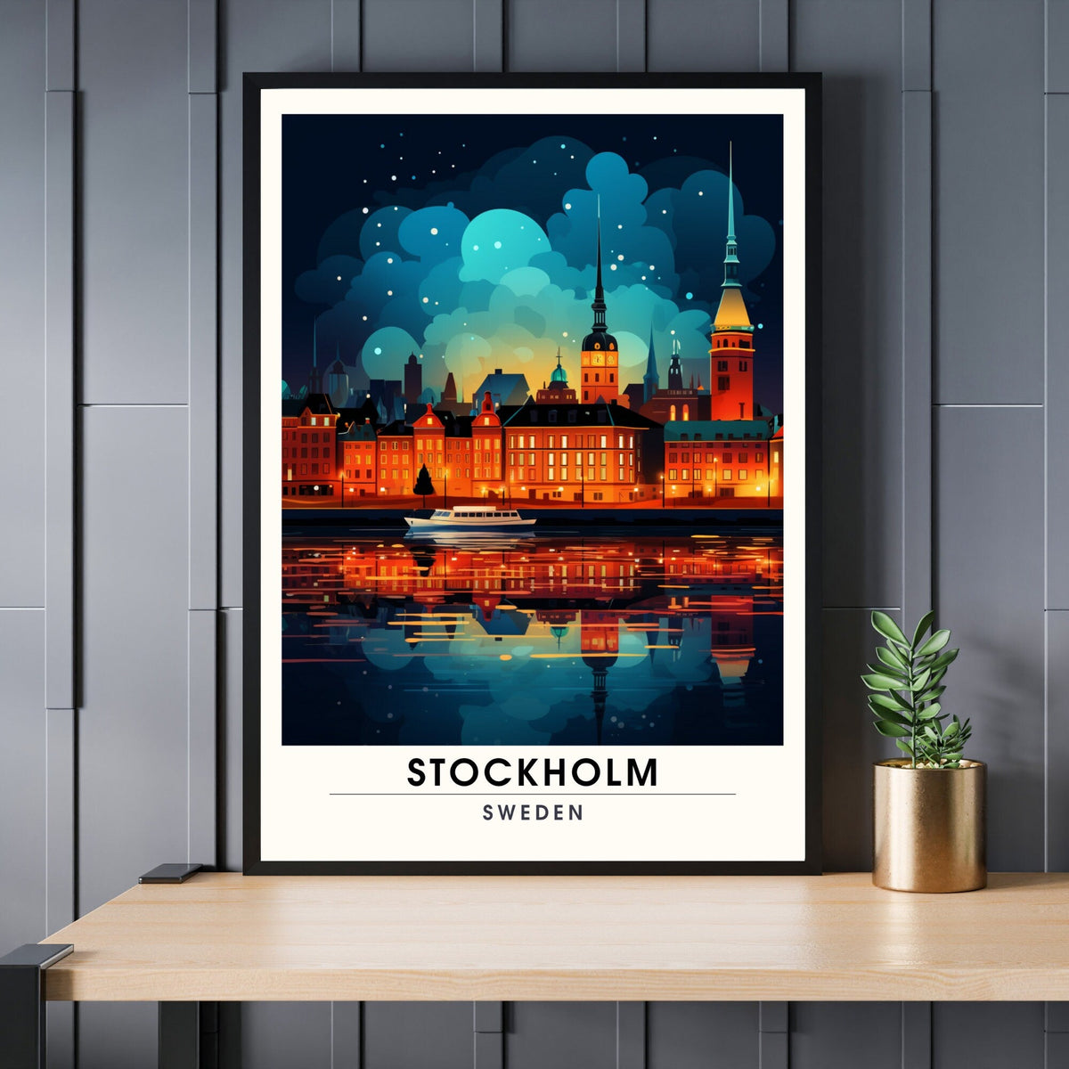 Impression Stockholm |  voyage de nuit à Stockholm
