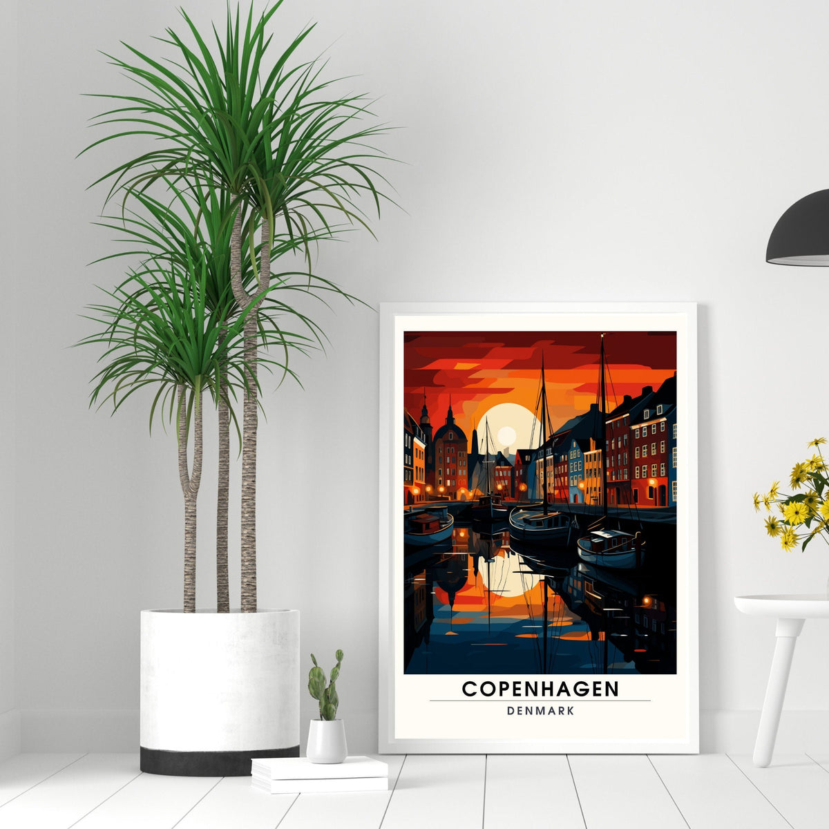 Impression Copenhague | Affiche de Voyage Copenhague | Impression de Voyage Copenhague , Danemark |  Affiche Copenhague