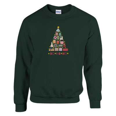 Sweat unisexe Noël - Sapin de noël  et cadeau - 10 couleurs disponibles