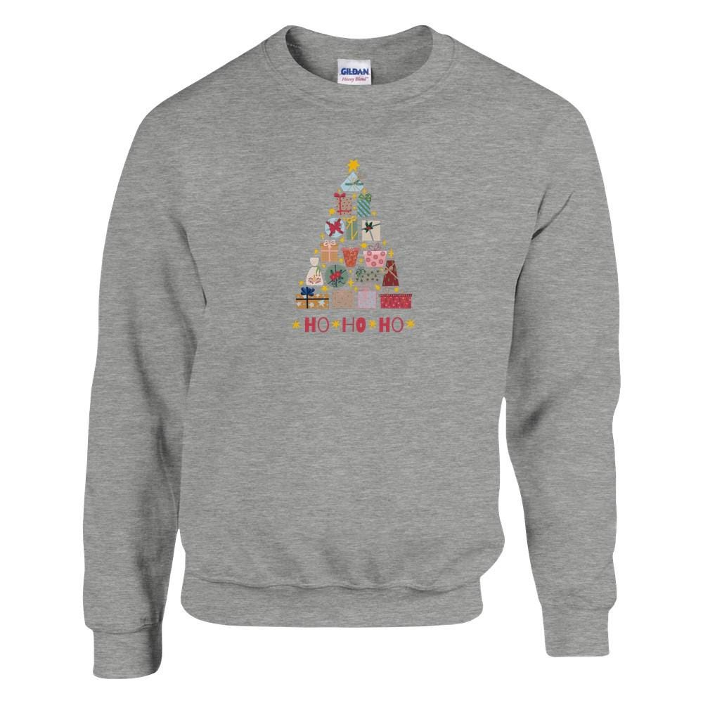 Sweat unisexe Noël - Sapin de noël  et cadeau - 10 couleurs disponibles