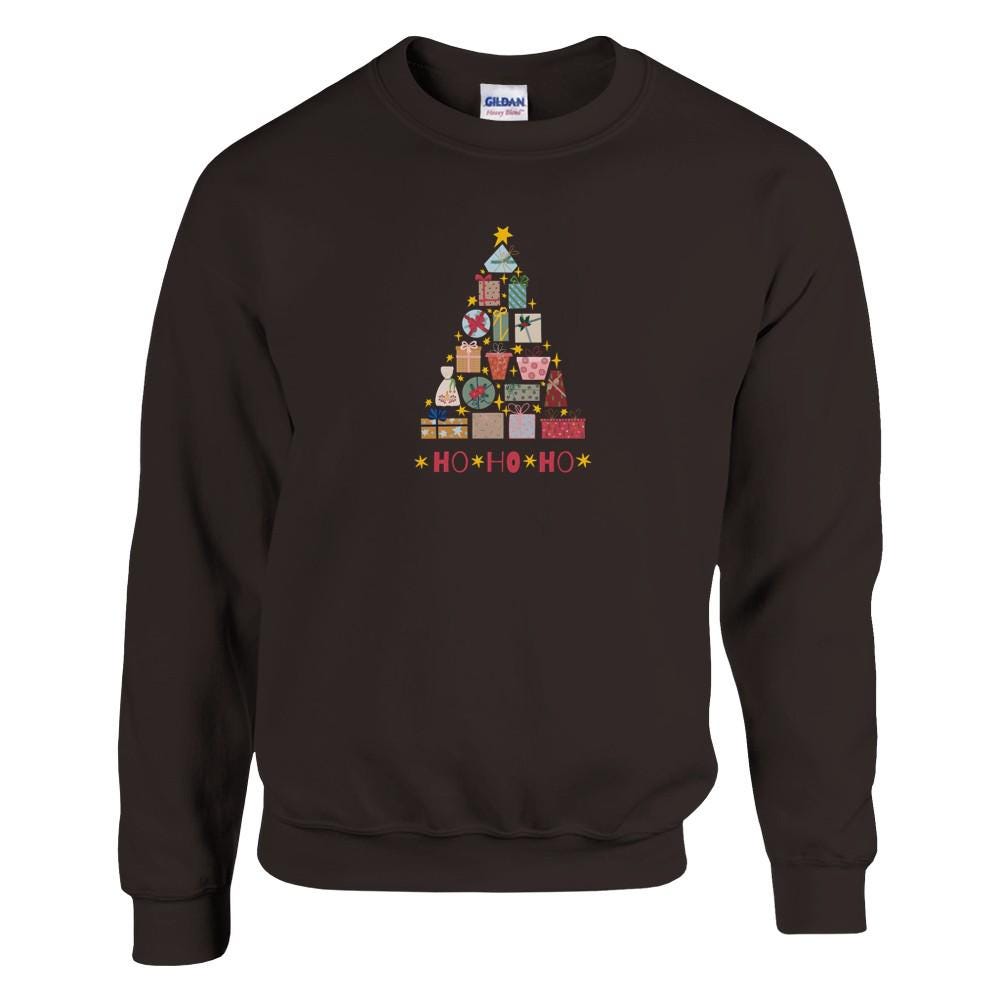 Sweat unisexe Noël - Sapin de noël  et cadeau - 10 couleurs disponibles