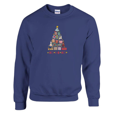 Sweat unisexe Noël - Sapin de noël  et cadeau - 10 couleurs disponibles