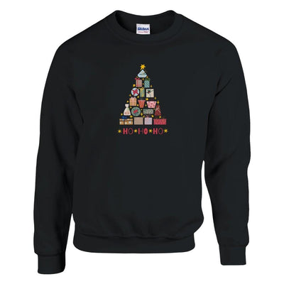 Sweat unisexe Noël - Sapin de noël  et cadeau - 10 couleurs disponibles