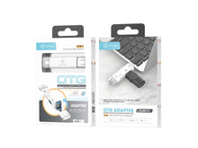 Adaptador OTG Techancy 5 em 1 com leitor de armazenamento compatível com telemóveis e computadores, KJ8810, branco