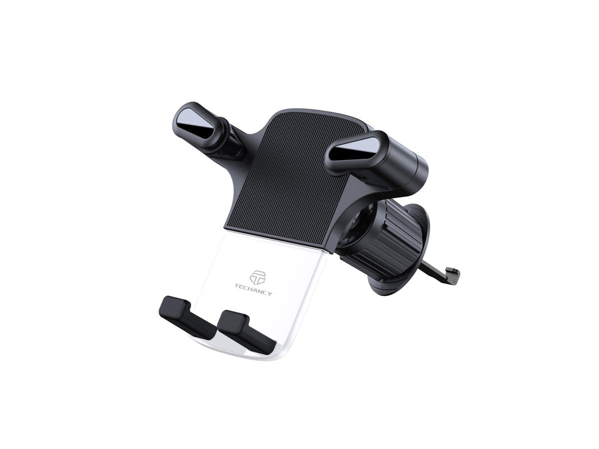 Techancy Suporte Para Telemóvel Para Automóvel Ti2302 Preto, 4,7-7,2 Polegadas, Design Transparente, Fixo Por Gravidade
