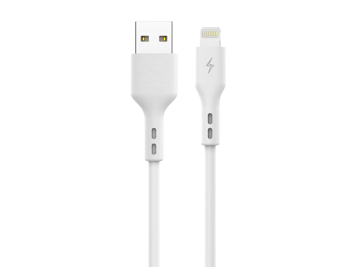 Techancy Fast Charge Cabo de Dados Usb-Lightning TB1774, 1m, 5a Super Fast Charge, Transferência De Dados, Branco