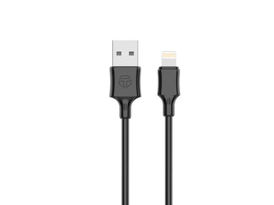 Techancy Cabo De Carregamento 3m Usb- Lightning Preto TB1672, Carregamento Rápido De 2,4 A, Carregamento De Longo Alcance 3m