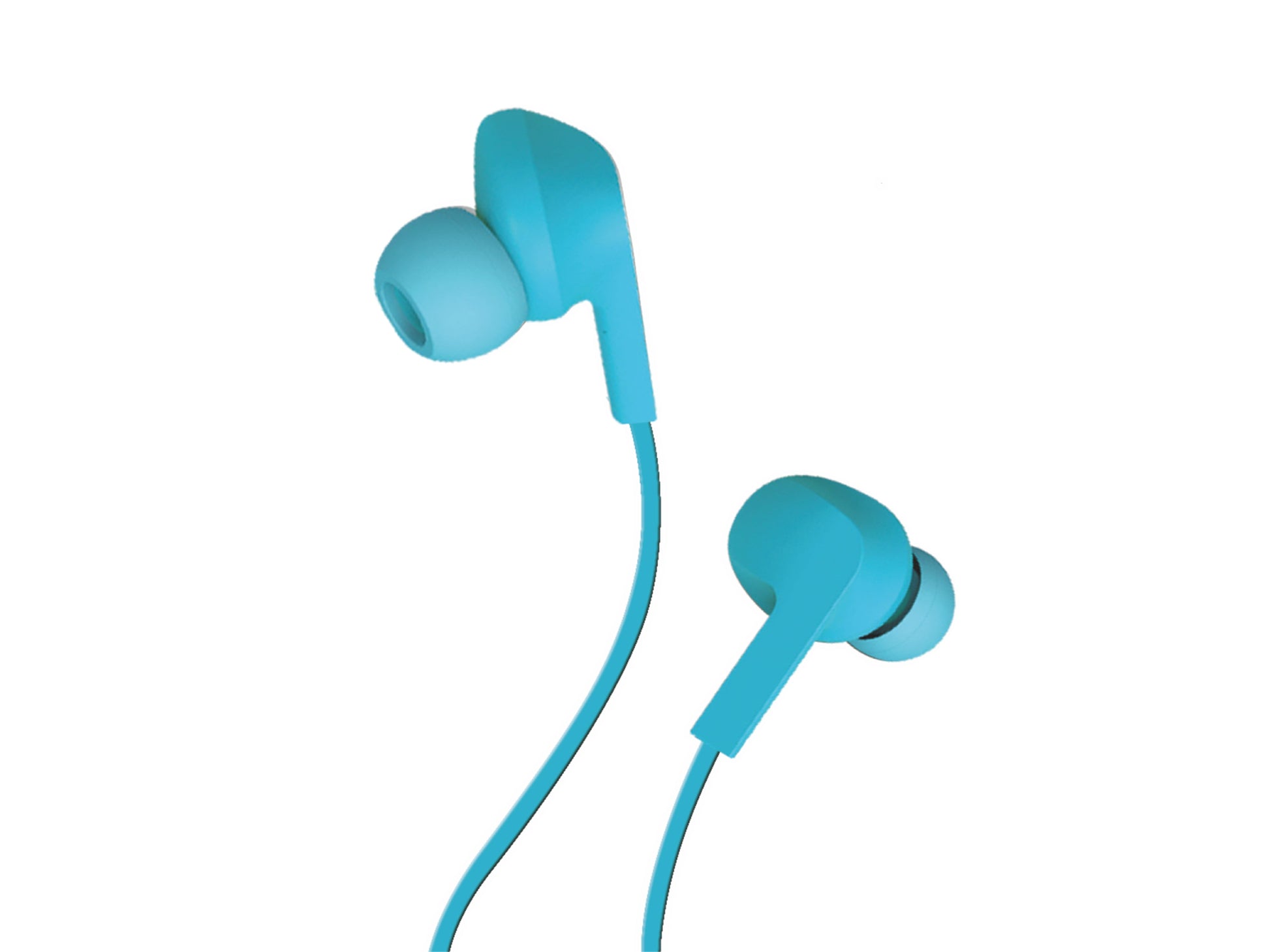 Techancy Auricular Com Fios Azul  TD8022 , Microfone Integrado, 3,5 Mm, Compatível Com Smartphones E Tablets