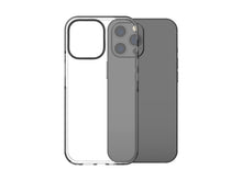 Capa transparente para telemóvel Techancy New Acrylic, KX5602, compatível com iPhone 13, transparente + Preto