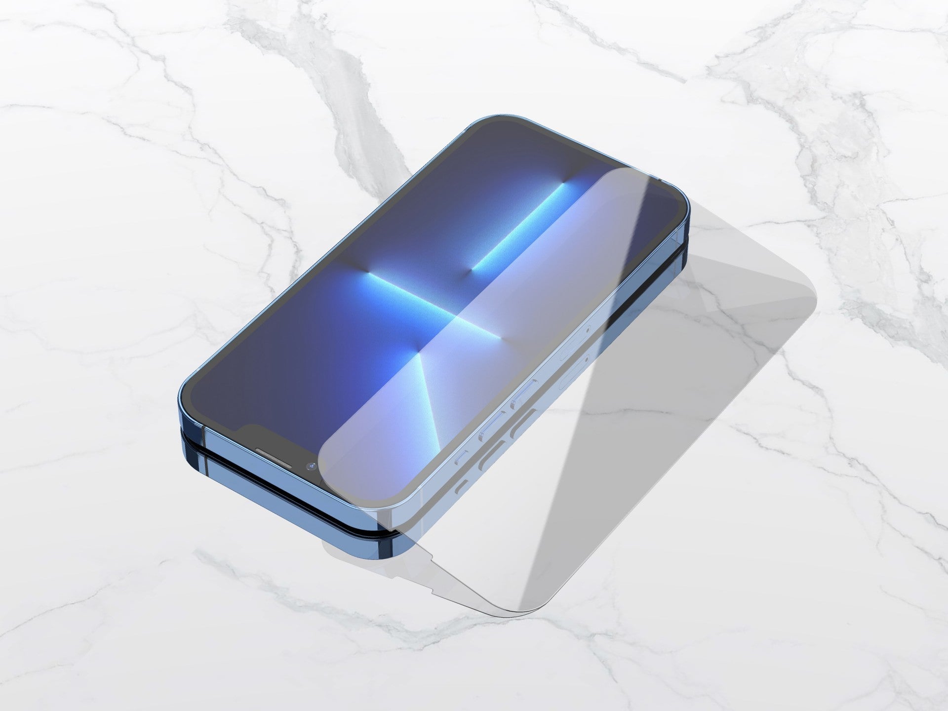 Techancy Película de Vidro Temperado  para iPhone 12/12 Pro KW1700 , 0.33MM, Anti-riscos, Alta Transparência, Fácil Aplicação