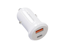 Techancy Carregador de Carro 30W TC6427 USB-A+USB-C Carregamento Rapido QC3.0 PD3.0 Compativel com Telemoveis Tablets Auriculares 12V-24V