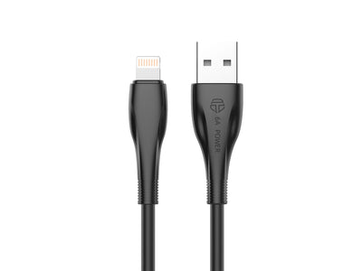 Techancy Cabo De Dados De Carregamento Super-Rápido 6A Preto TB1763, Porta Usb-TIp8/X/11-14, 1 M De Comprimento, Carregamento Rápido