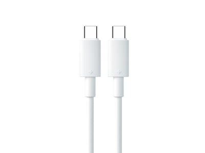 Techancy Cabo Pd De Carregamento Rápido 1m Branco TB1769,Tipo-C Para Tipo-C, 60w Compatível Com Computadores Portáteis