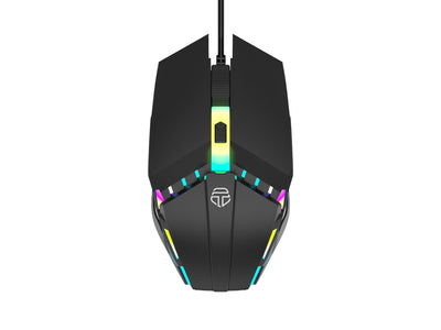 Techancy Gaming Mouse TJ6105, 1,5m, Com Led, Comutação De Dpi De 3 Velocidades, Roda De Deslocamento Antiderrapante