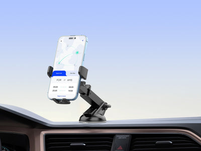Techancy Suporte Para Telemóvel Para Automóvel, Ti2294 , Material Abs De Alta Resistência, Telemóvel De 4-6,8 Polegadas