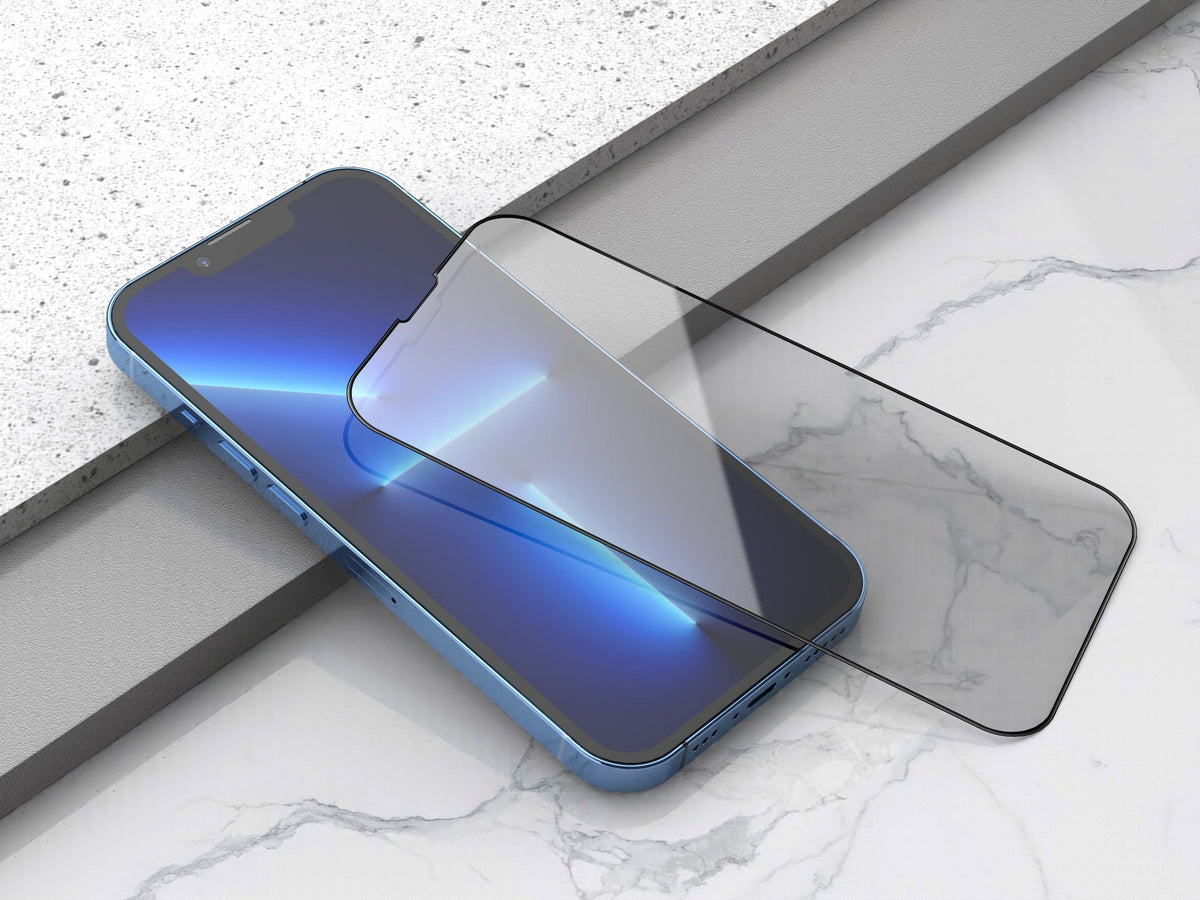 Protetor de ecrã premium para smartphone Techancy, KU1500, vidro temperado de 0,33 mm, compatível com iPhone 13 Pro Max