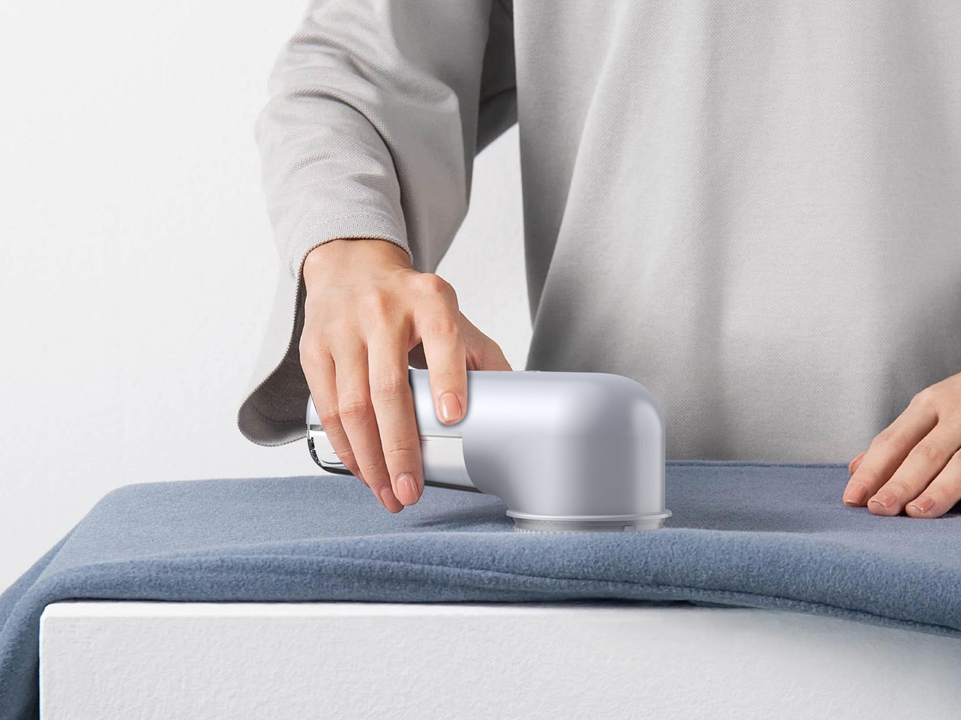 Techancy  Removedor de Borbotos MH1990 , cinza, com 3 ajustes de altura, duas velocidades para tecidos