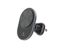 Techancy Suporte Magnético Para Telemóvel Com Carregador Sem Fios TF2798 Preto, Compatível Com Magsafe, Carregamento Sem Fios De 15 W
